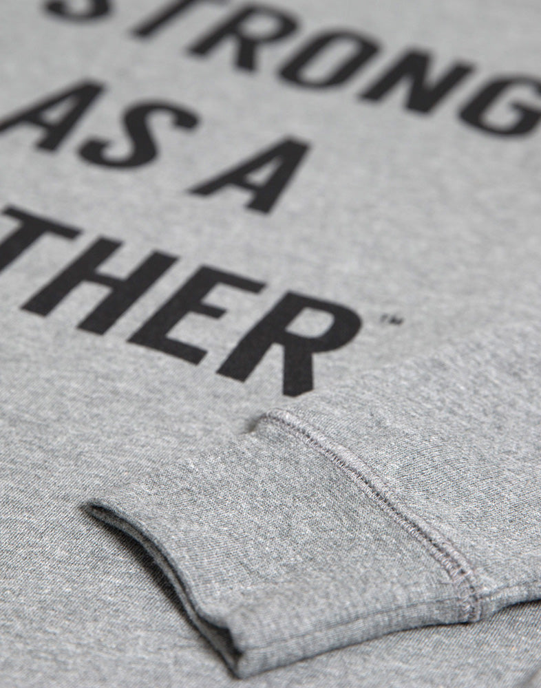 TEXT Women's Crew Neck Sweatshirt - Grey / Black