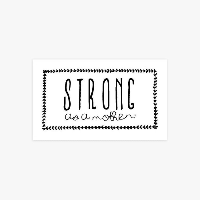 Strong as a Mother - Scallop - Sticker