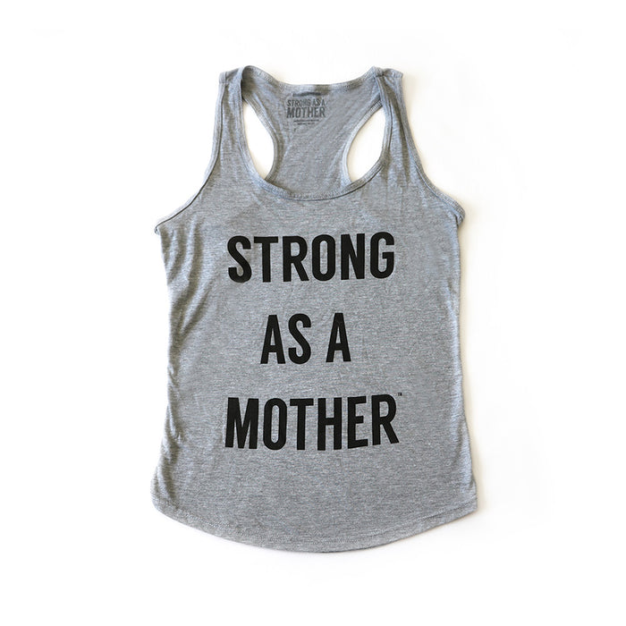 TEXT Women's Tank Top - Light Grey / Black Text