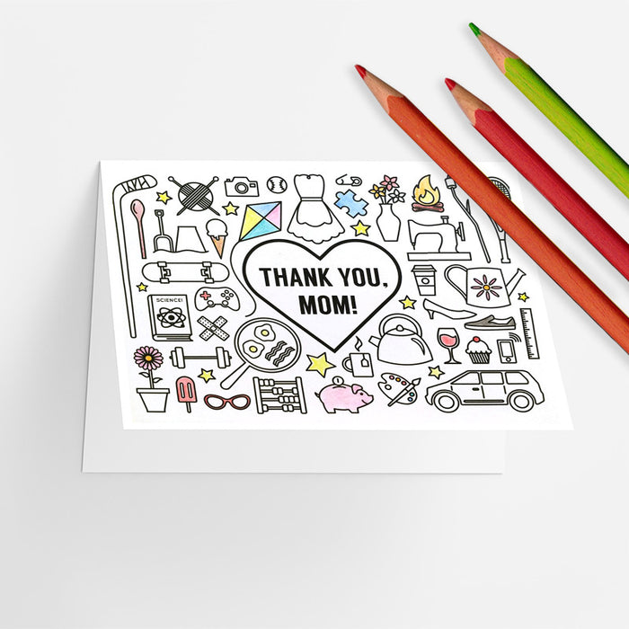 Thank You Mom Greeting Card