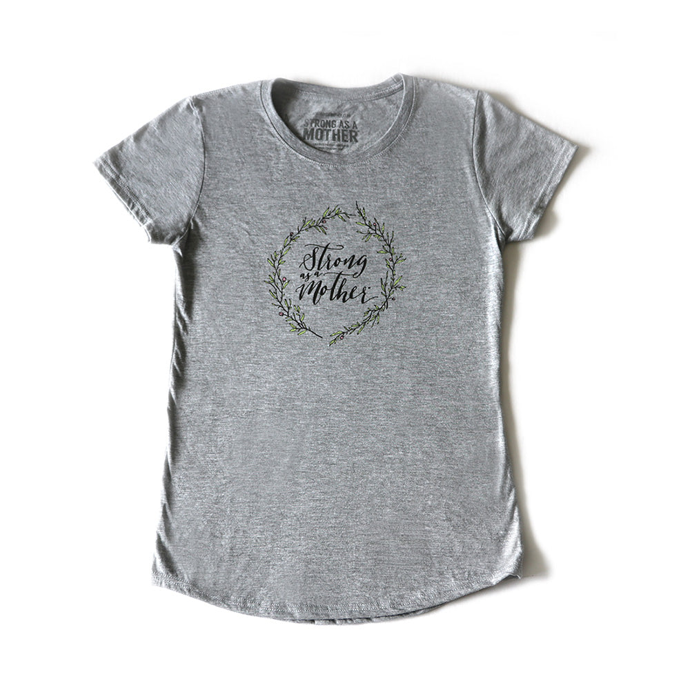 Grey floral discount shirt womens
