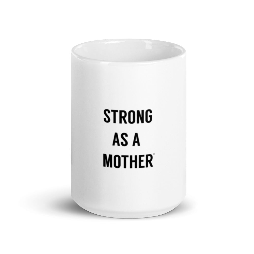 Strong as a Mother Large Print Mug