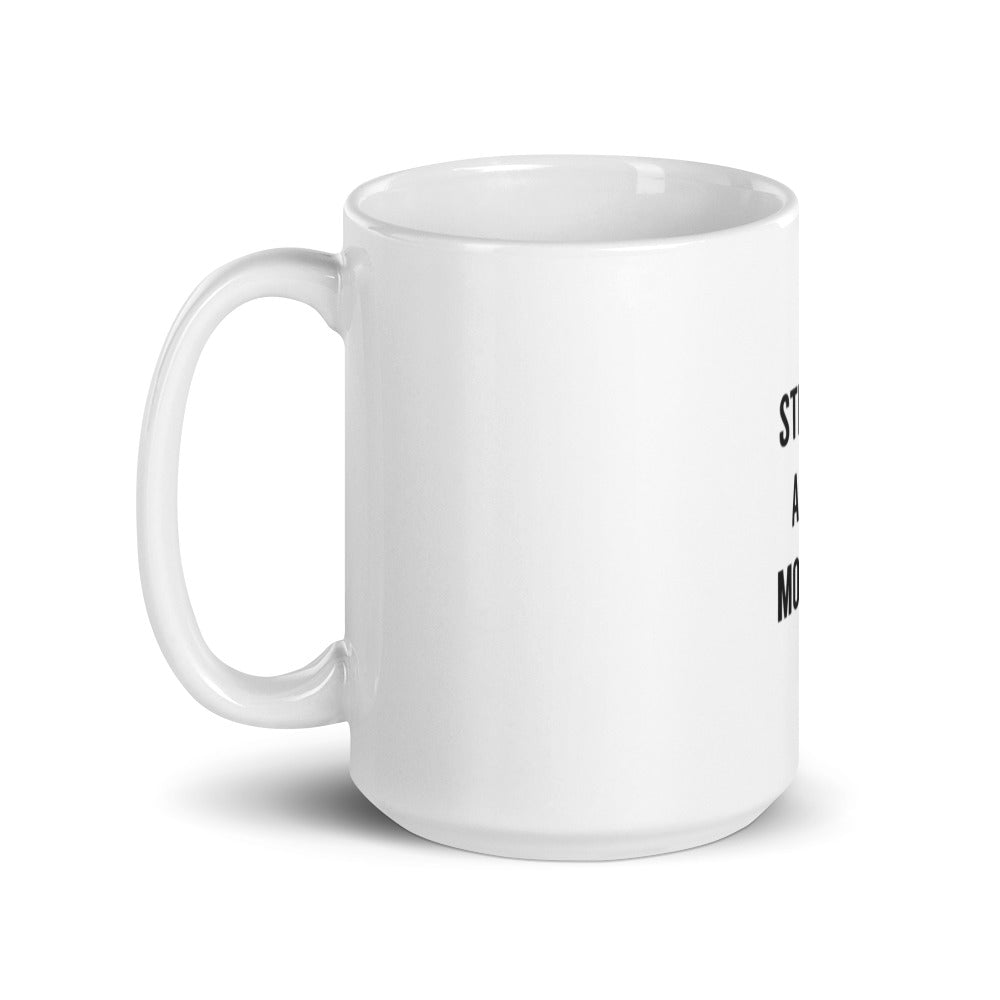 Strong as a Mother Large Print Mug