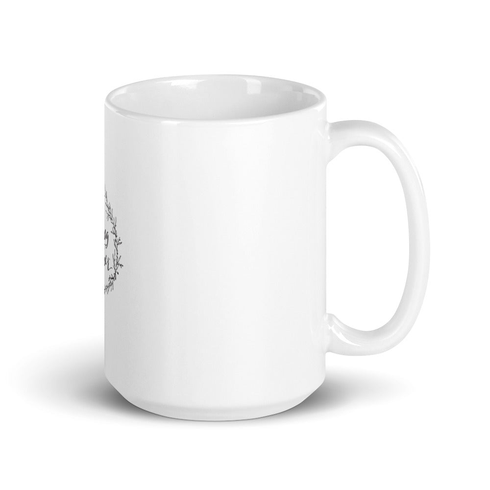 Strong as a Mother Floral Mug