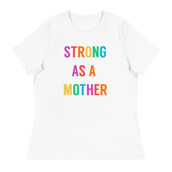 TEXT Women's Relaxed T-Shirt - Rainbow Text